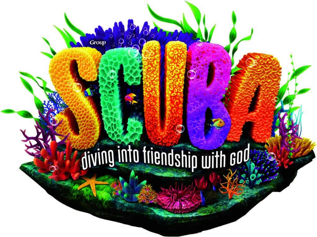 Vacation Bible School 2024 Scuba Logo